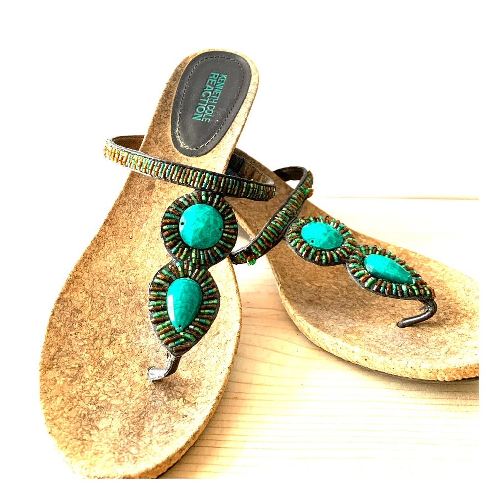 Kenneth Cole Turquoise Sandals